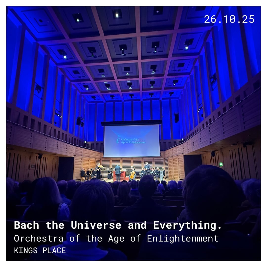ORCHESTRA OF THE AGE OF ENLIGHTENMENT &mdash; BACH, THE UNIVERSE AND EVERYTHING
Kings Place | 26 October 2025

Performed as tenor soloist in J. S. Bach &mdash; Cantata BWV 5 Wo soll ich fliehen hin
as part of the Orchestra of the Age of Enlightenment
