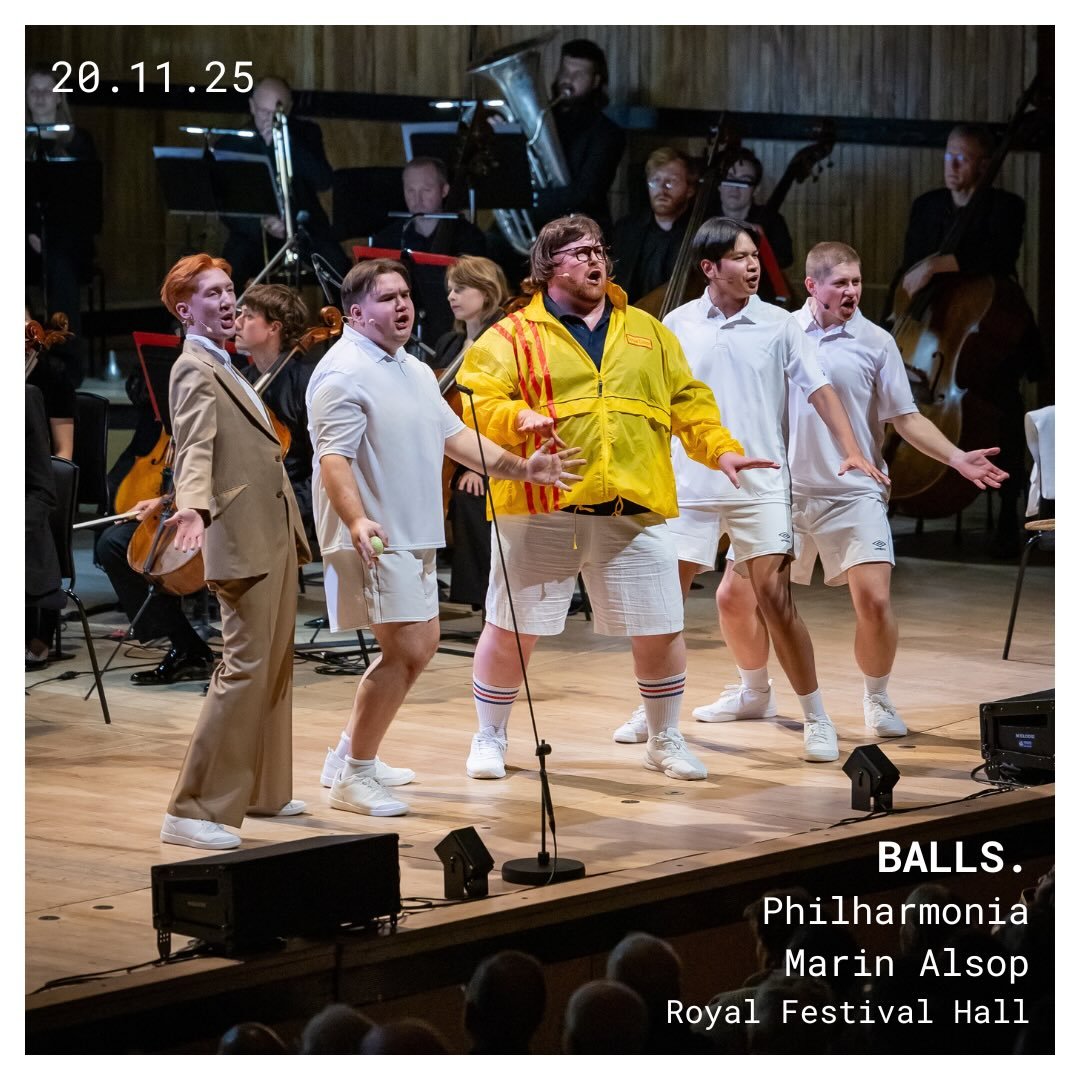 LAURA KARPMAN &mdash; BALLS
Royal Festival Hall, Southbank Centre | 20 November

⭐️⭐️⭐️⭐️ @operanowmagazine
⭐️⭐️⭐️⭐️ @guardian
⭐️⭐️⭐️⭐️ @financialtimes 
⭐️⭐️⭐️⭐️ @telegraph

A performance of Balls, Laura Karpman&rsquo;s opera telling the story of the