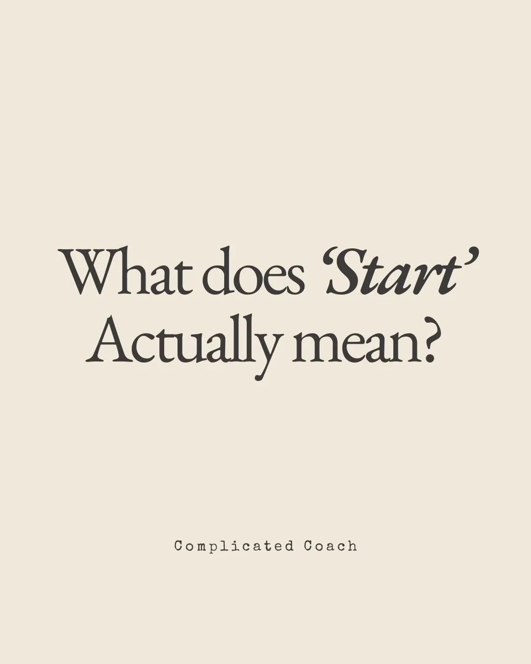 Career Change Coaching: What "Start" Actually Means and Why Most People Never Begin