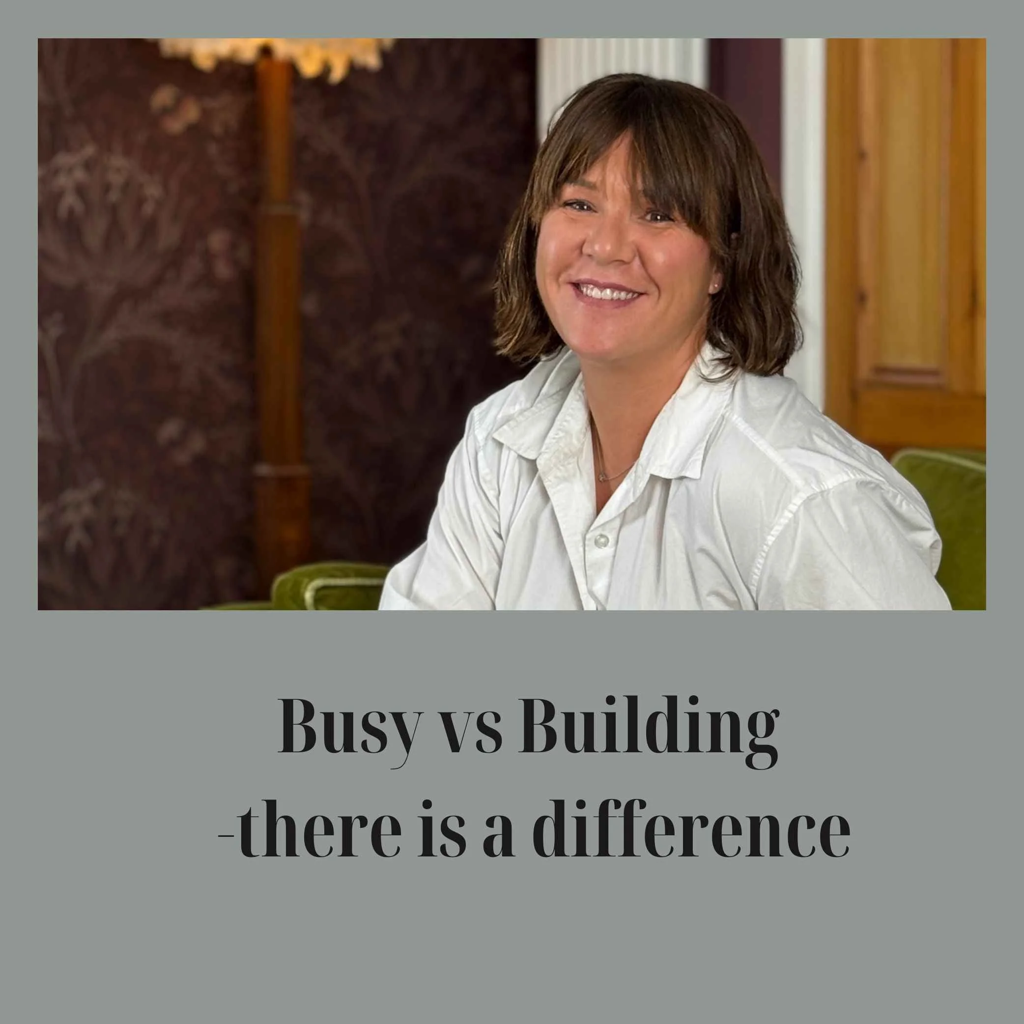 Busy vs Building — there is a difference