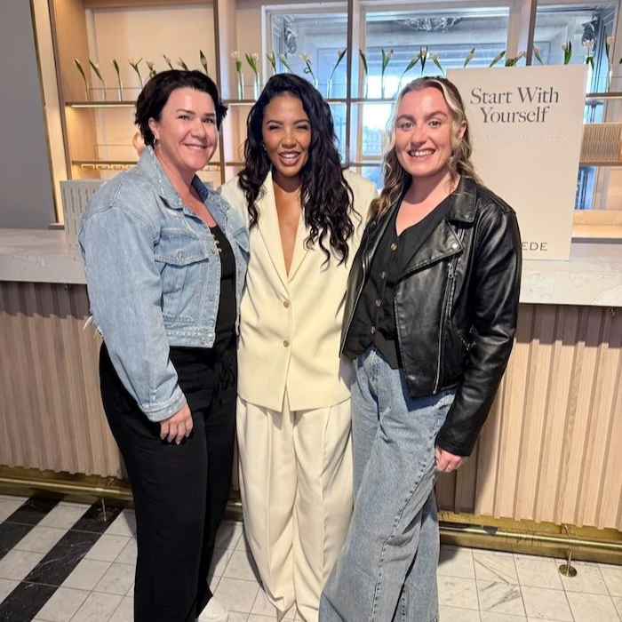 Jodie Horgan, Emma Grede and Rachael Kennedy at Emmas Book Launch