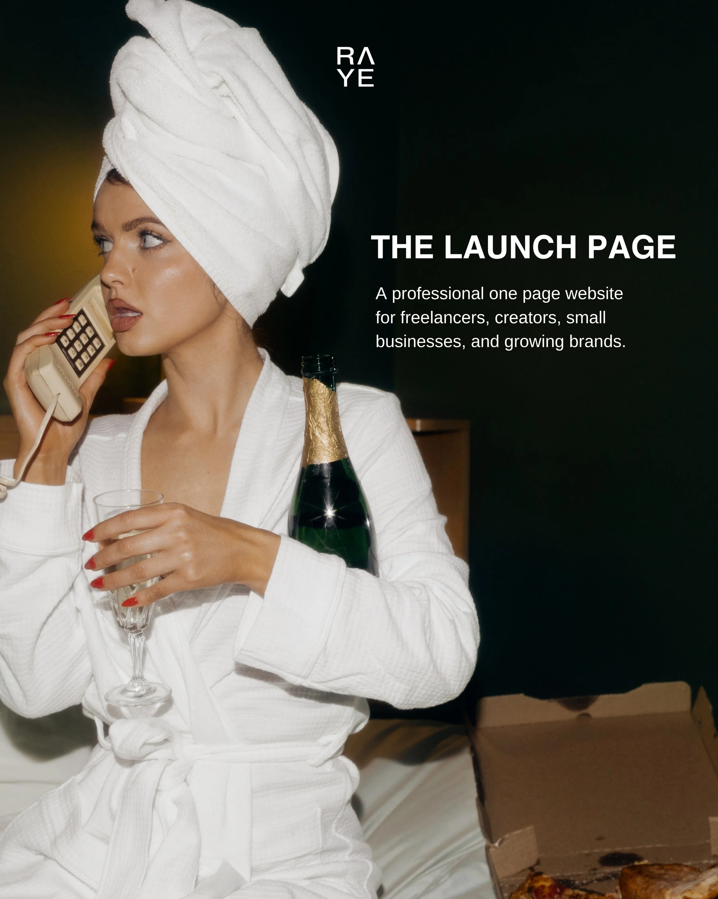 We&rsquo;ve added something new 🎉✨

For when you need something to send to brands, clients, or collaborators but don&rsquo;t have a website yet.

Introducing the Launch Page ✨ a simple, affordable one page website for freelancers, creators, small bu