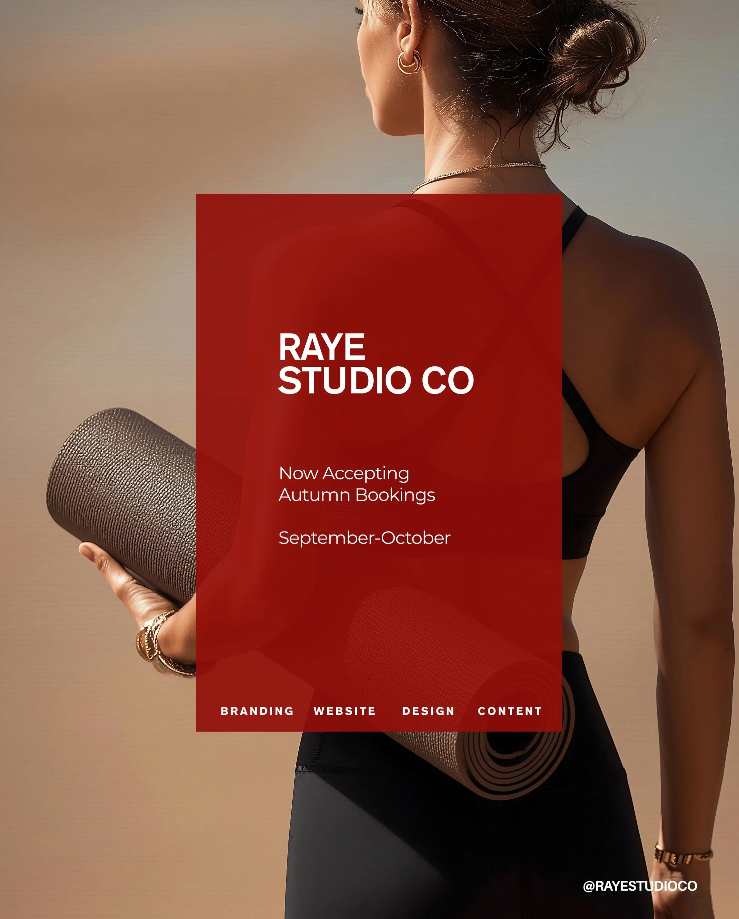 A new season is a good excuse to get your brand in order 🍂

If there are things you&rsquo;ve been meaning to update, refresh or finally get around to, now&rsquo;s the time.

Be ready for the season ahead!

September &amp; October bookings are now op