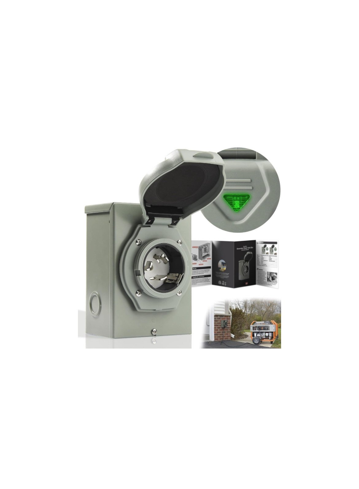GeepKey 50 Amp Power Inlet Box