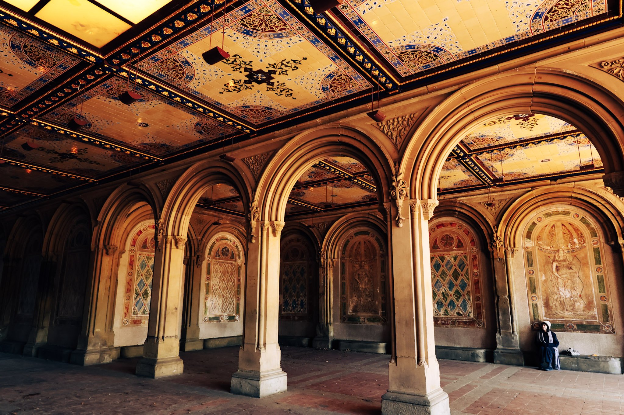 Woman in Bethesda Arcade