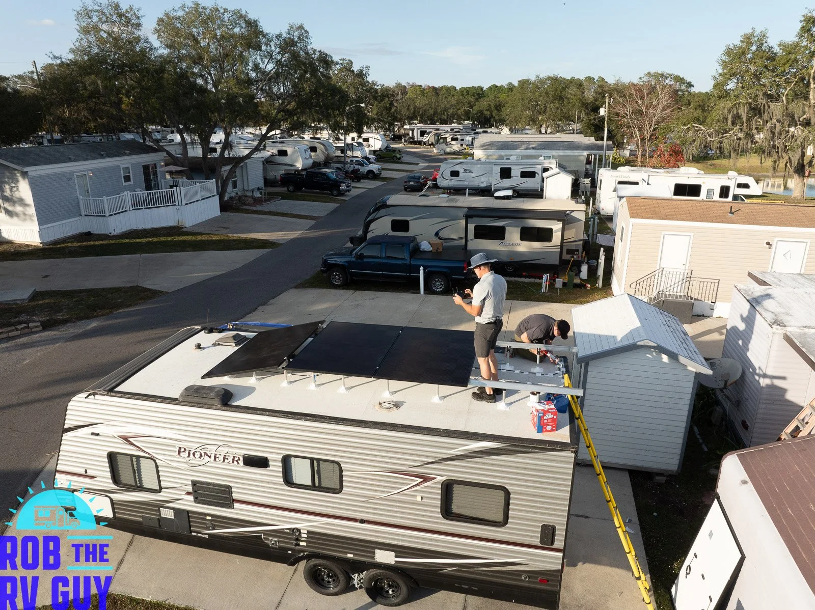 Custom Solar Build on Towable RV