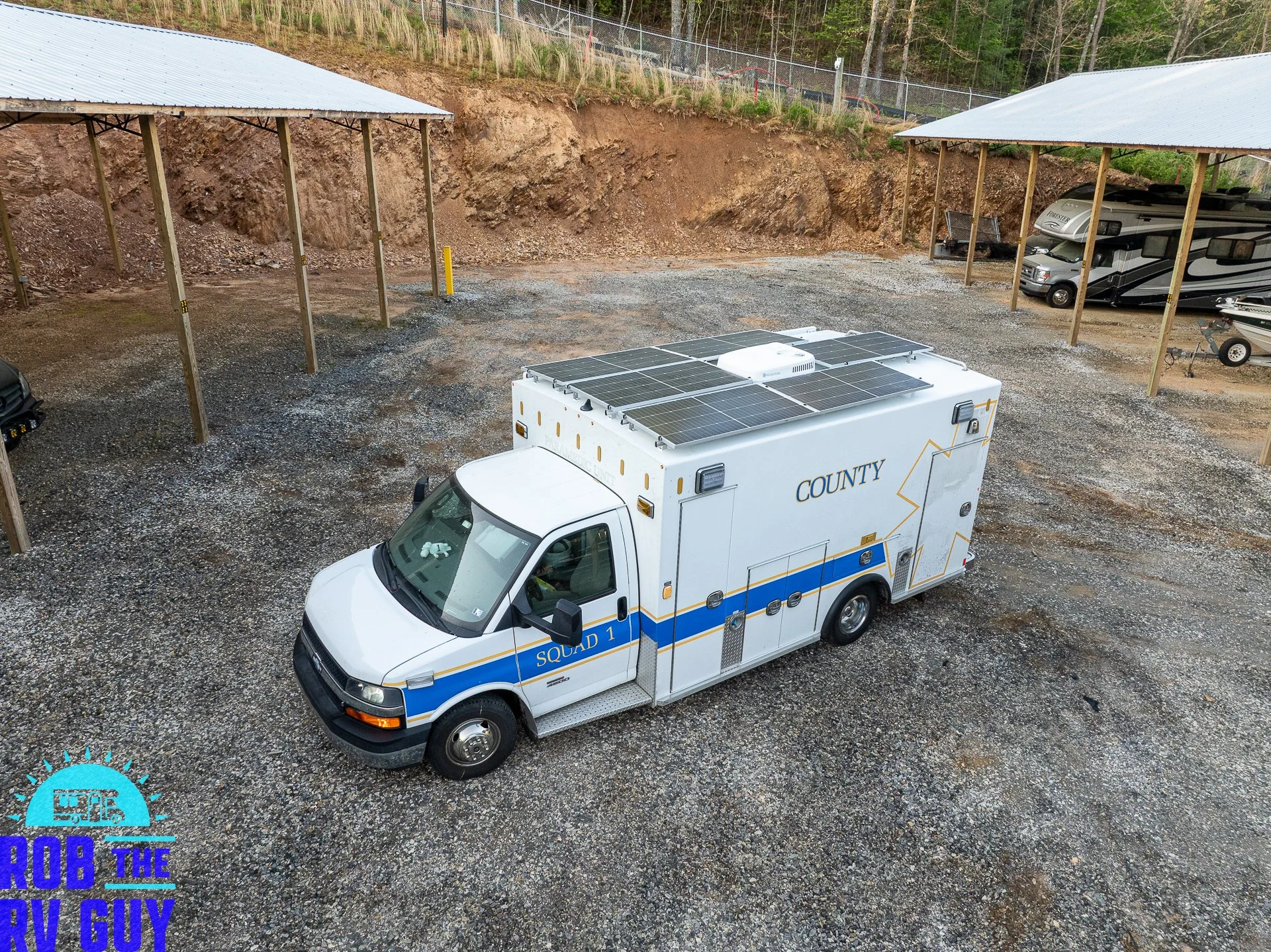 Full 1500 Watt Solar Install on the Roof of an Ambulance