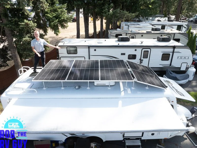 2350 Watts of Solar Atop Bigfoot 25rq RV