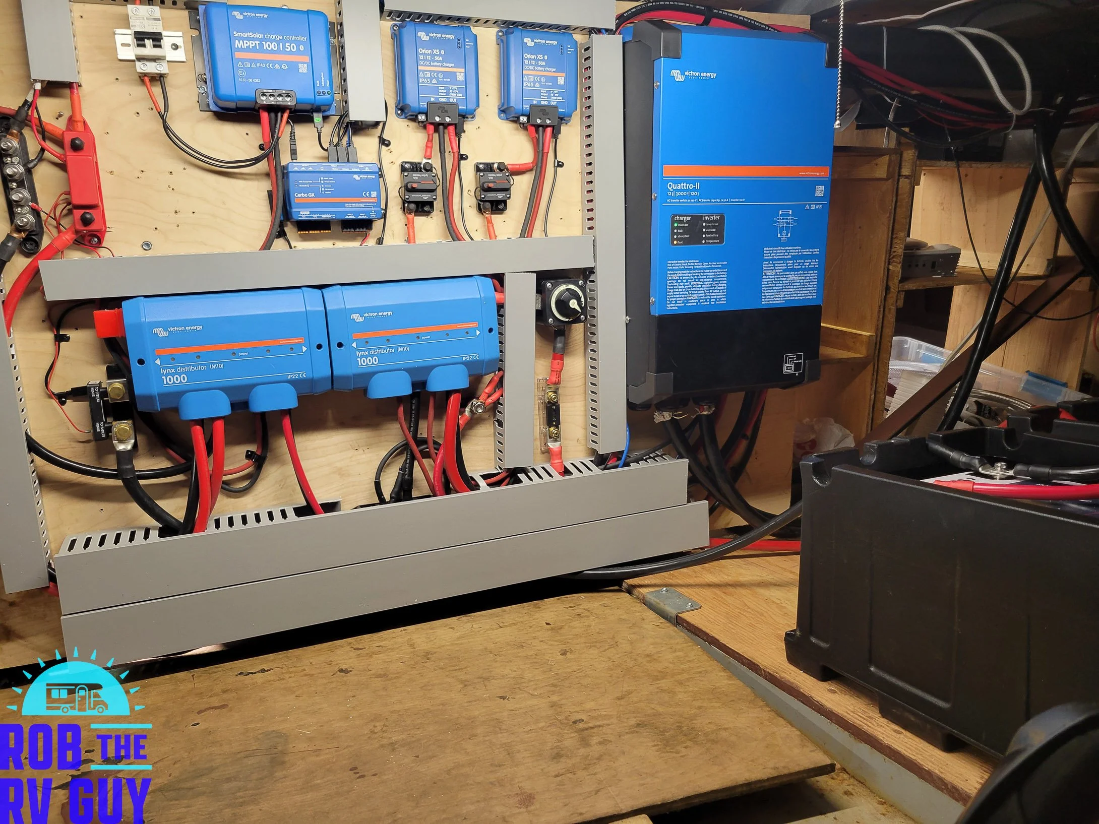 Electrical System in a Boat Victron Quattro 2