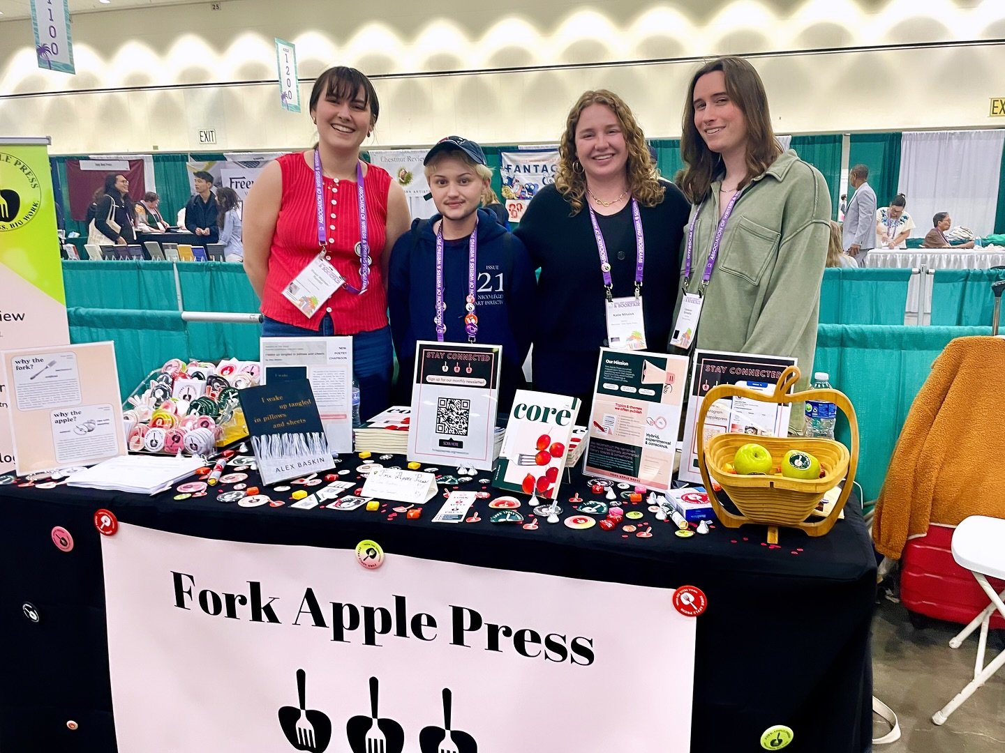 AWP Day 3 Recap: Our day started strong attending the panel &ldquo;The Name Game: Literary Journals that Have Changed Names &amp; Flourished,&rdquo; where our poetry editor Katie spoke alongside staff from @swamp_pink and Kansas City Review (out of @