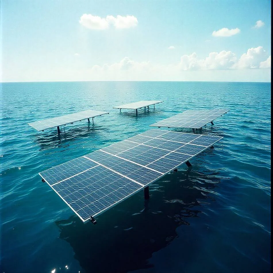 China Expands Clean Energy with Floating Solar Panels at Sea.