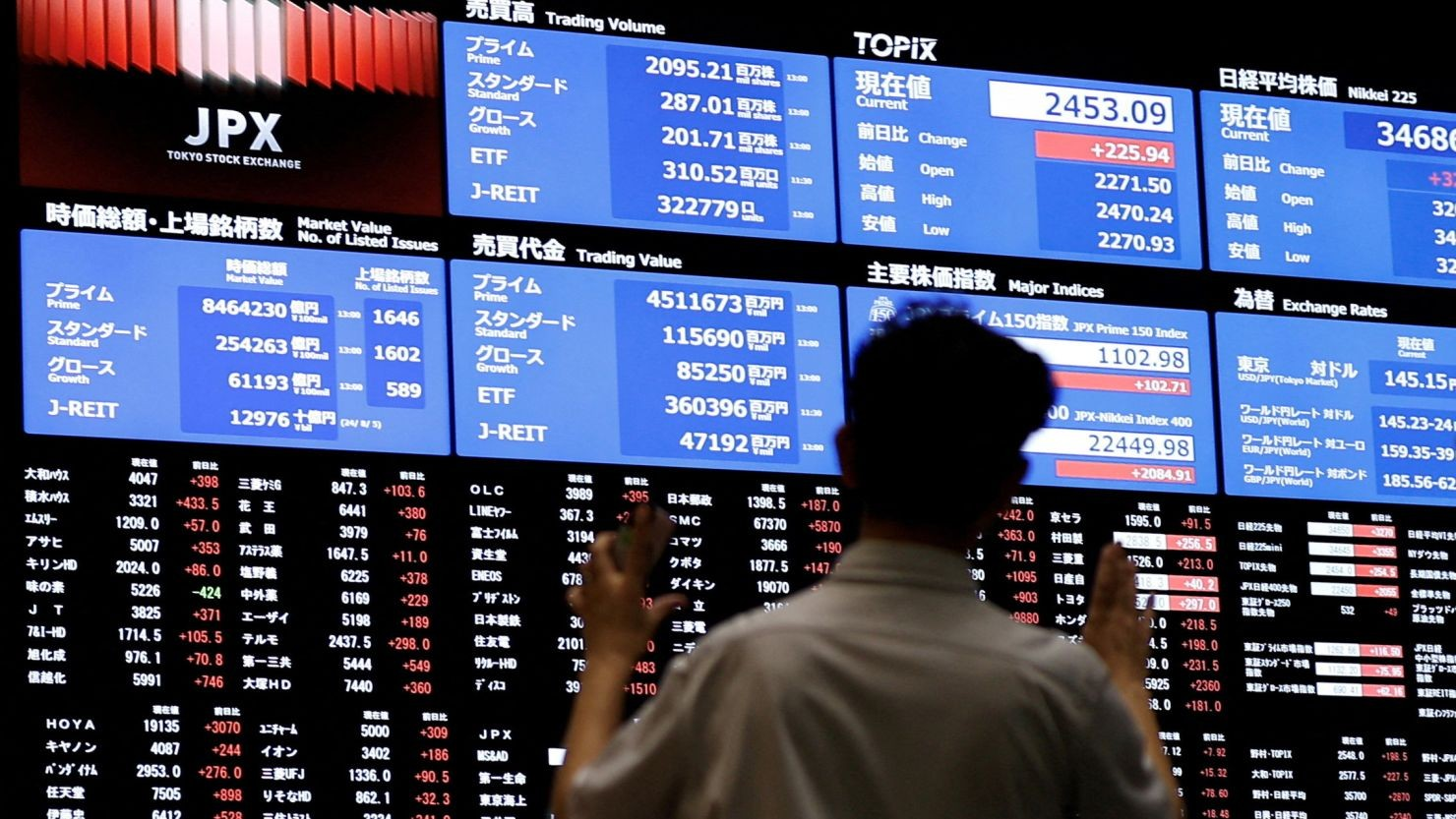 Tokyo Stock Exchange Hits Record Highs Amid Corporate Reforms.