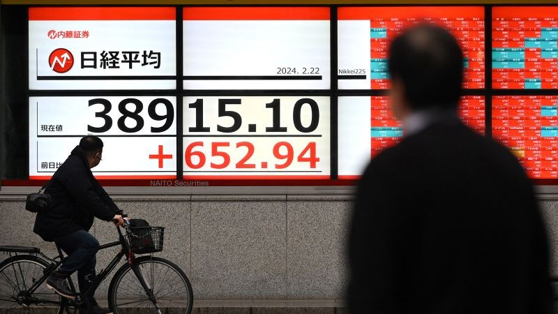 Nikkei 225 Hits New All-Time High.