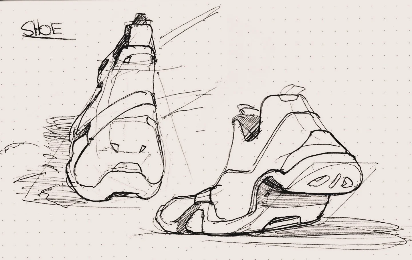 Catching up, quick sketchbook doodles! Day 14 : shoes

#productober #inktober #idsketchweekly #sketching