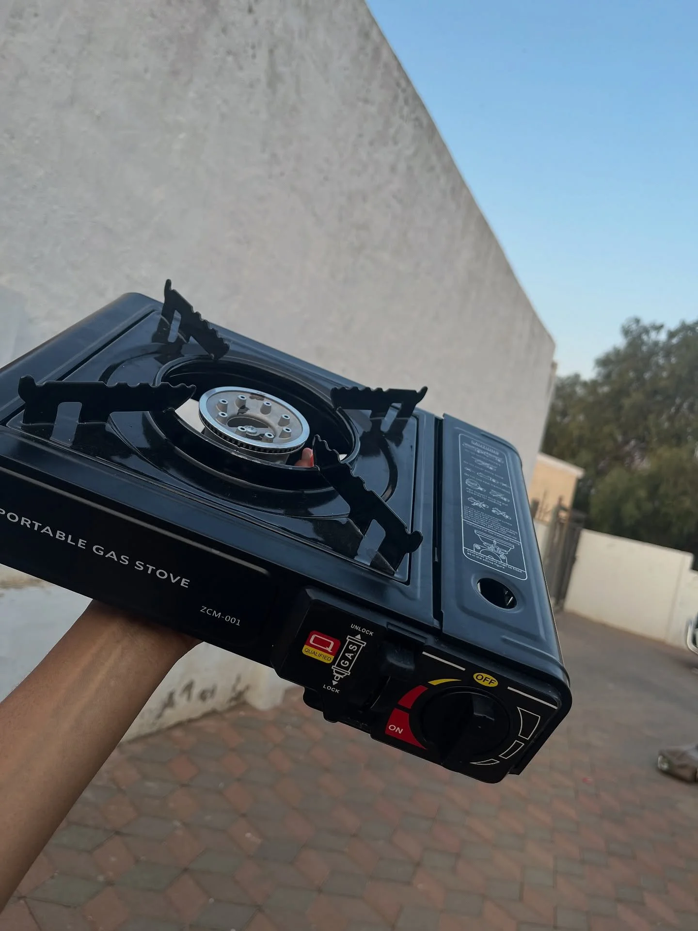 Camping is my thing, but I have my limits. Smoke in the morning is a definite no-go. Our portable stove is my solution - it's gas, has multiple heat settings, is small, safe and perfect for camping!