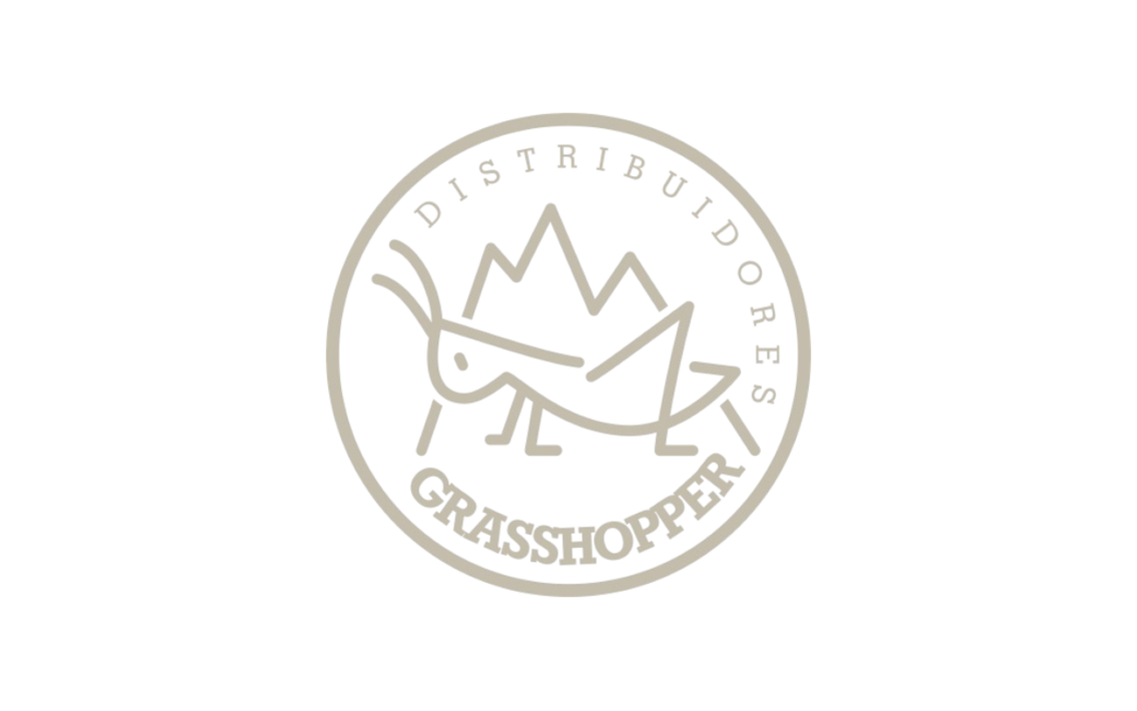 A circular logo featuring a chameleon, mountains, and a fishing rod, with the text 'Distribution of Reptiles' and 'Grasshopper' around the circle.