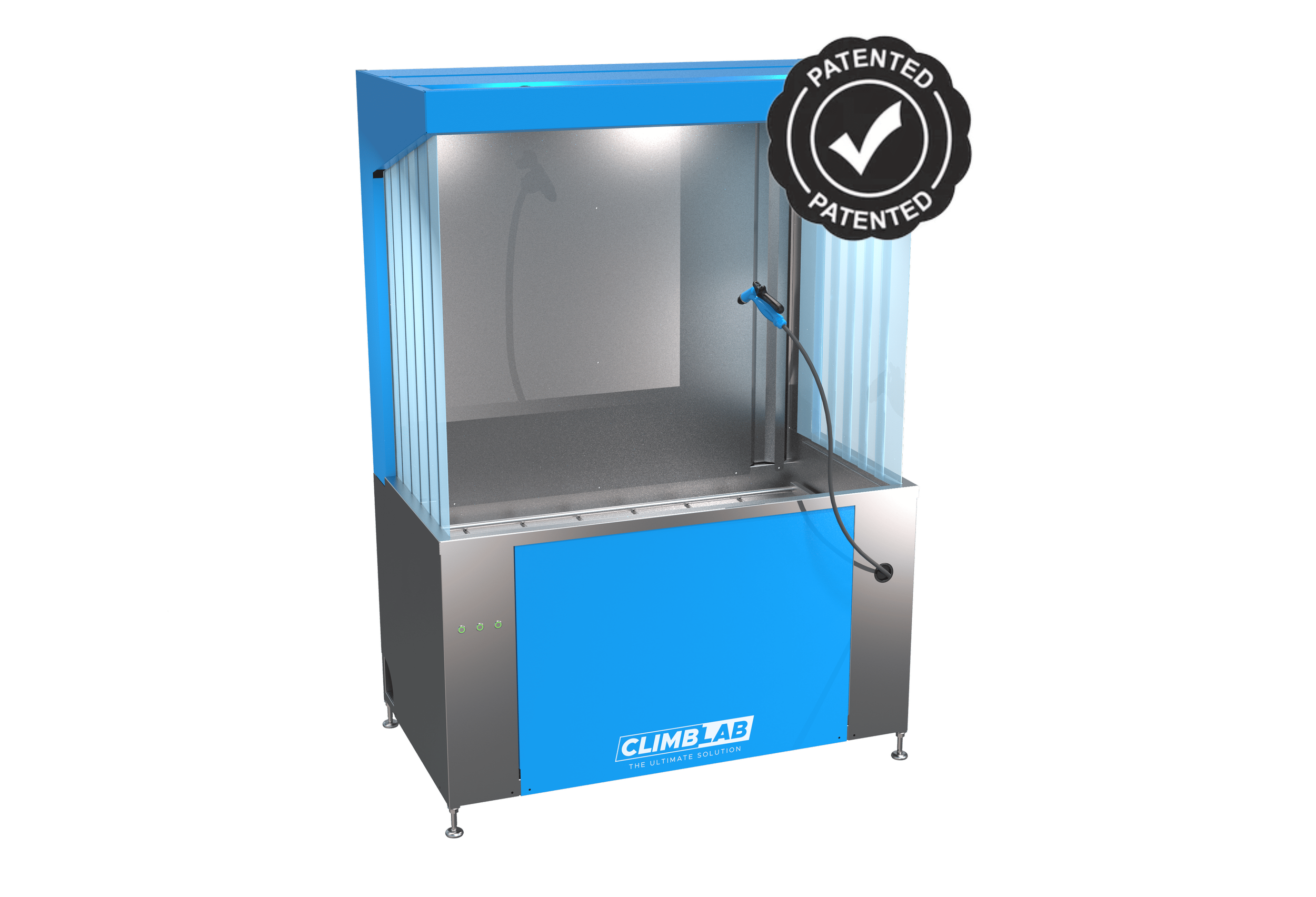 pressure washing climbing holds (Nettoyer les prises d’escalade à Kärcher, Klettergriffe mit Hochdruck reinigen)