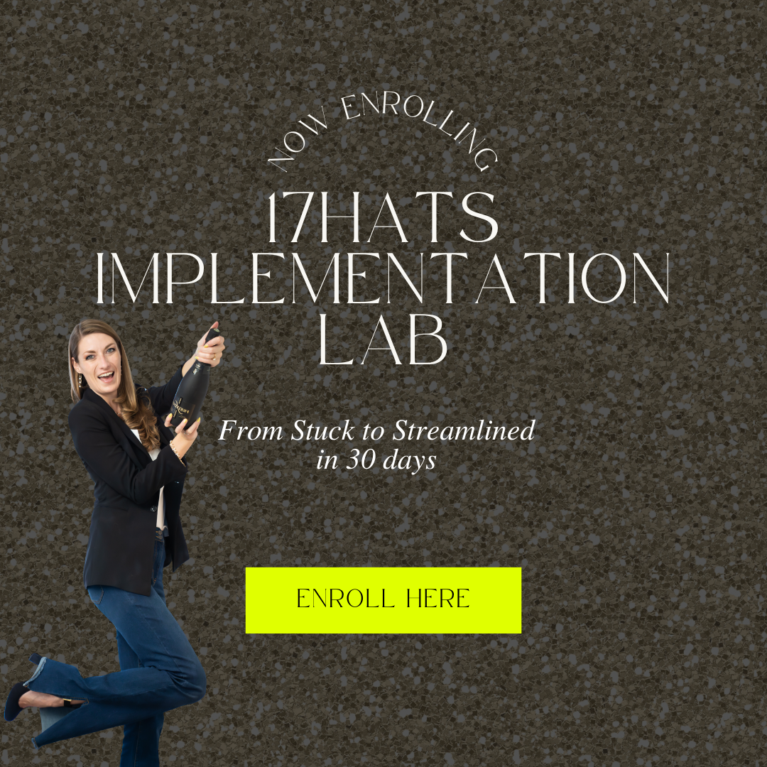 17hats Implementation Lab helping business owners build workflows - enrolling now