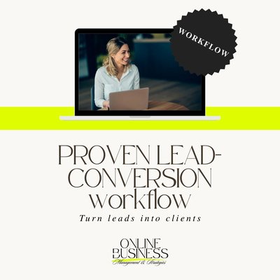 Proven 17hats Lead Conversion Workflow - Turn Leads Into Clients 17hats Marketplace Template