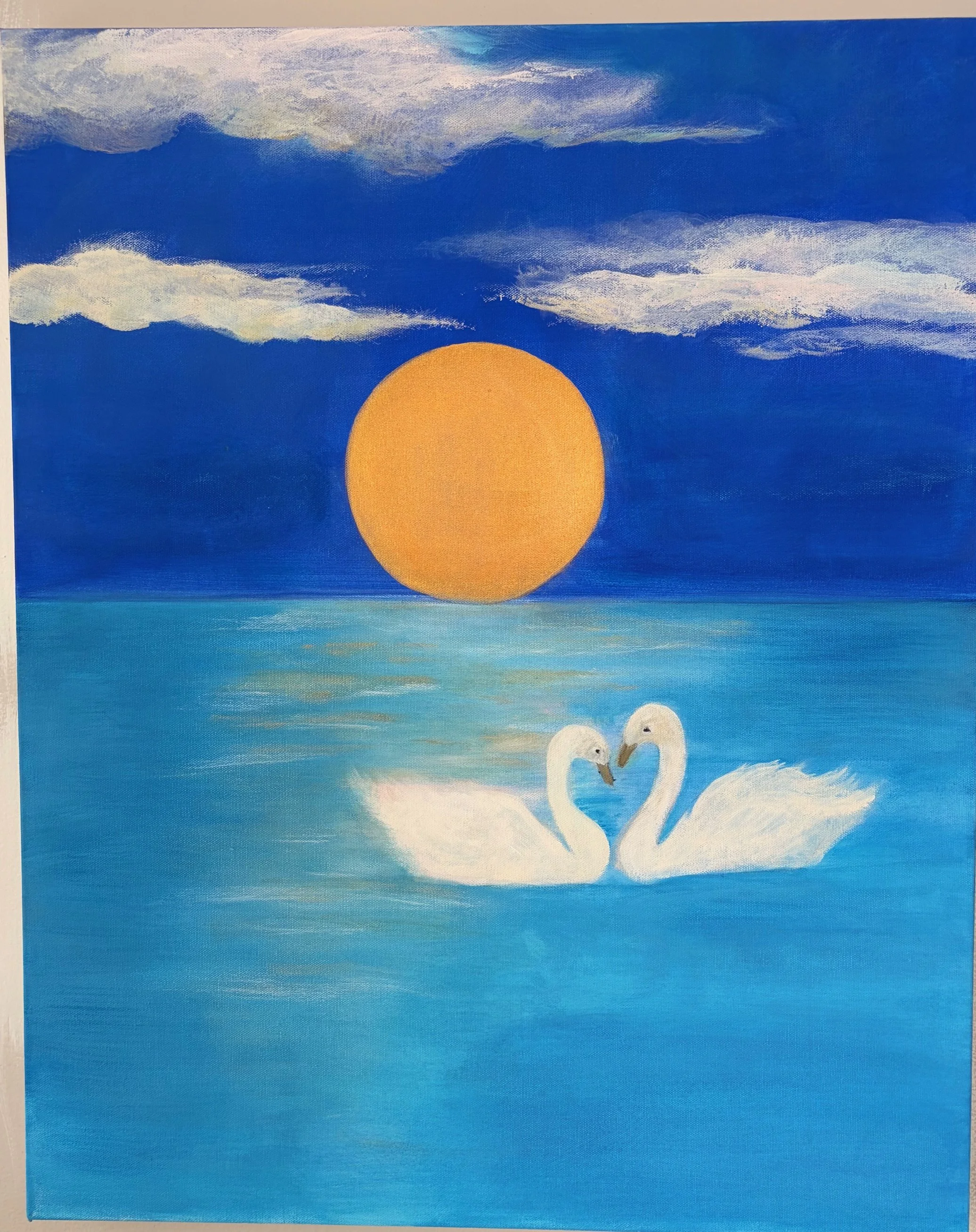 SOLD When two become one - Canvas