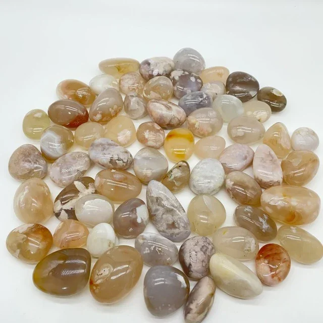 Sakura Flower Agate Tumbled Stone