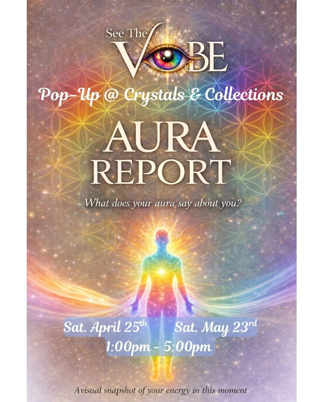 Have you ever had your aura picture taken? Have you looked into Chakra blockages and in depth Energy reports? Did you know one&rsquo;s aura can change over time?? 
I got the absolute pleasure of meeting Shelby &amp; Nick with @see_thevibe &amp;&amp; 