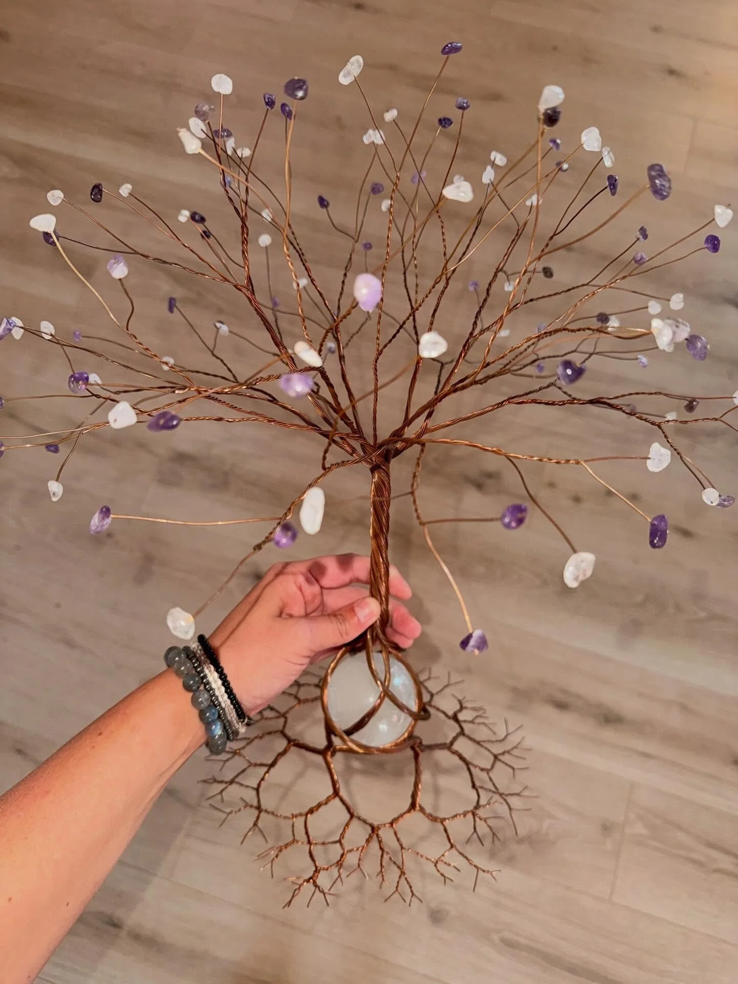 BIG NEWS!! 🗣️ We have officially launched consignment with Matt @vibesmith_mj and his absolutely stunning copper wire work!! 
The trees, are you kidding me?! 
The cuffs, you gotta be joking?? 
This work is an absolute craft and talent. 

Come suppor