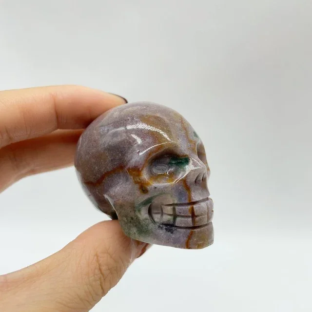 Ocean Jasper Skull