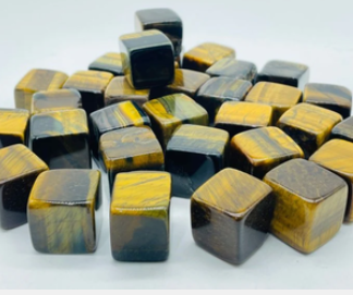 Tiger Eye Cube