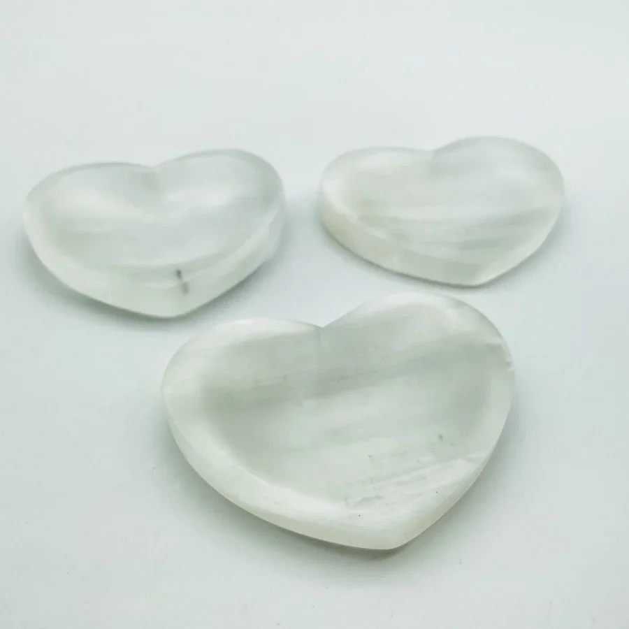 Selenite Heart Bowl