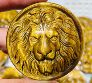 Tiger Eye Lion Head