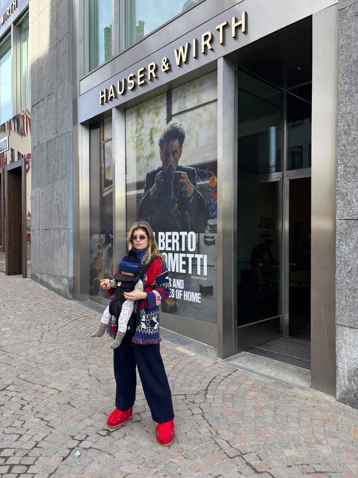 Katharina in St. Moritz: Giacometti