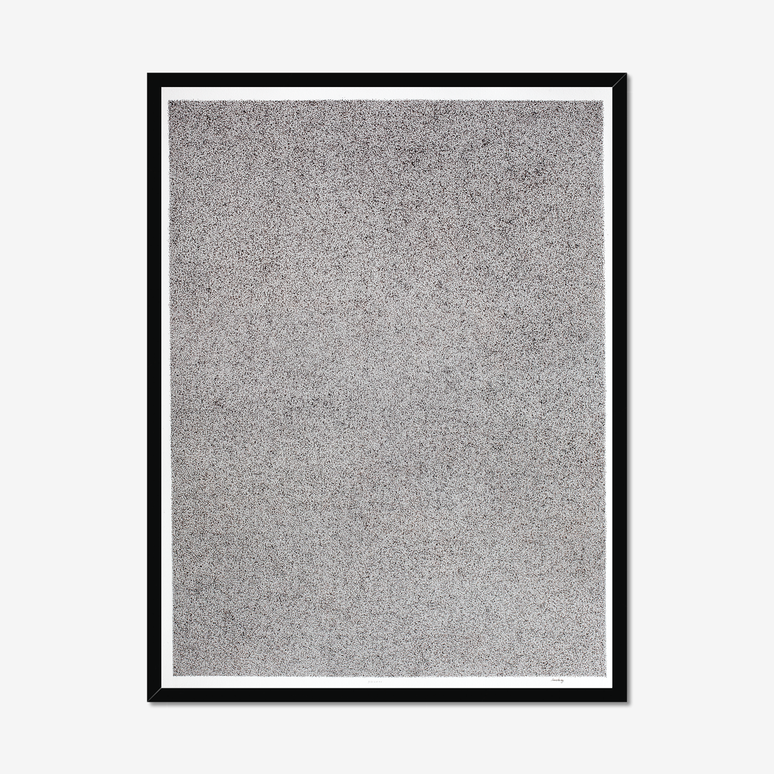 ARTPIQ FINEART PRINT: PunkteSCHWARZ (framed)