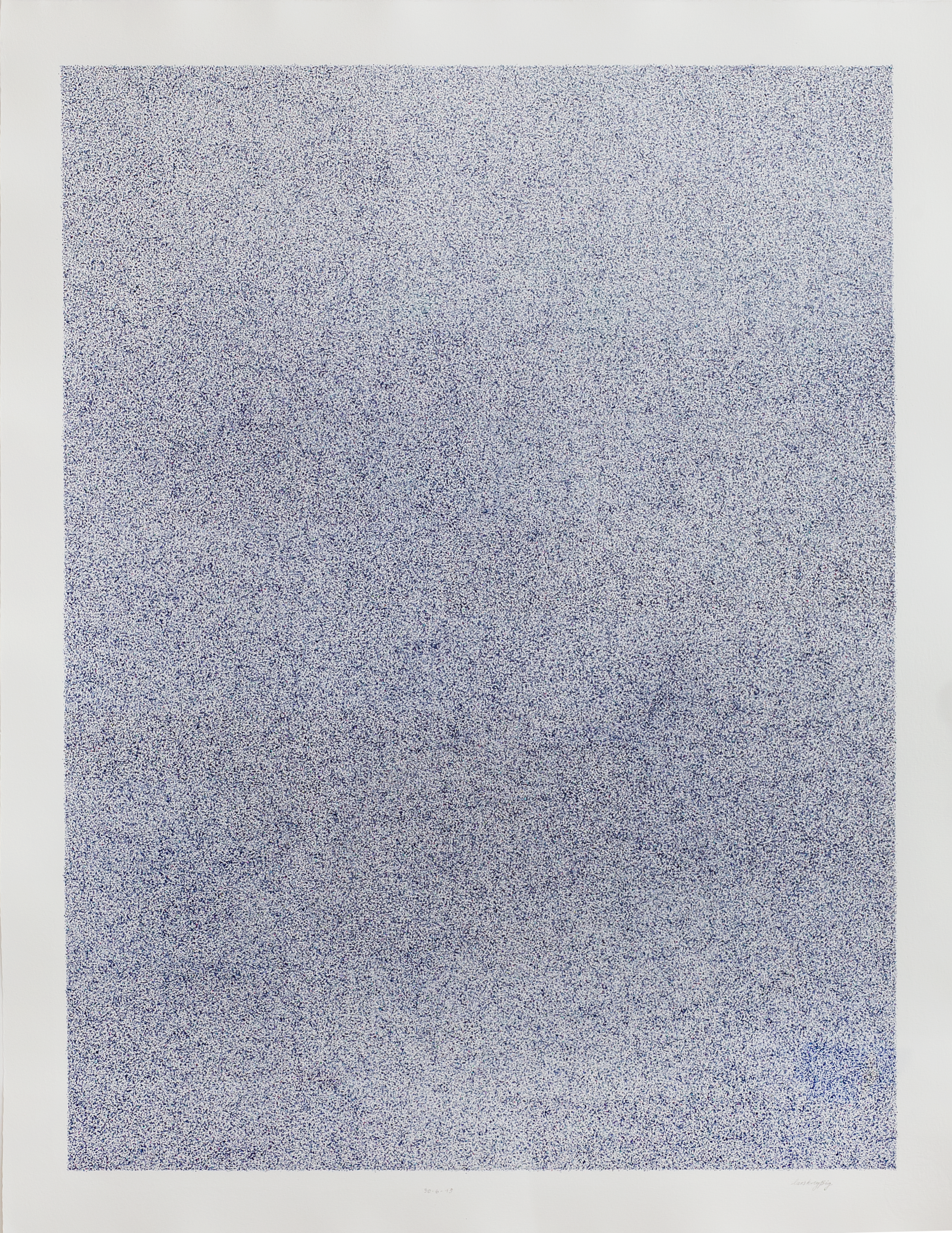 ARTPIQ FINEART PRINT: PunkteBLAU (print with mount)