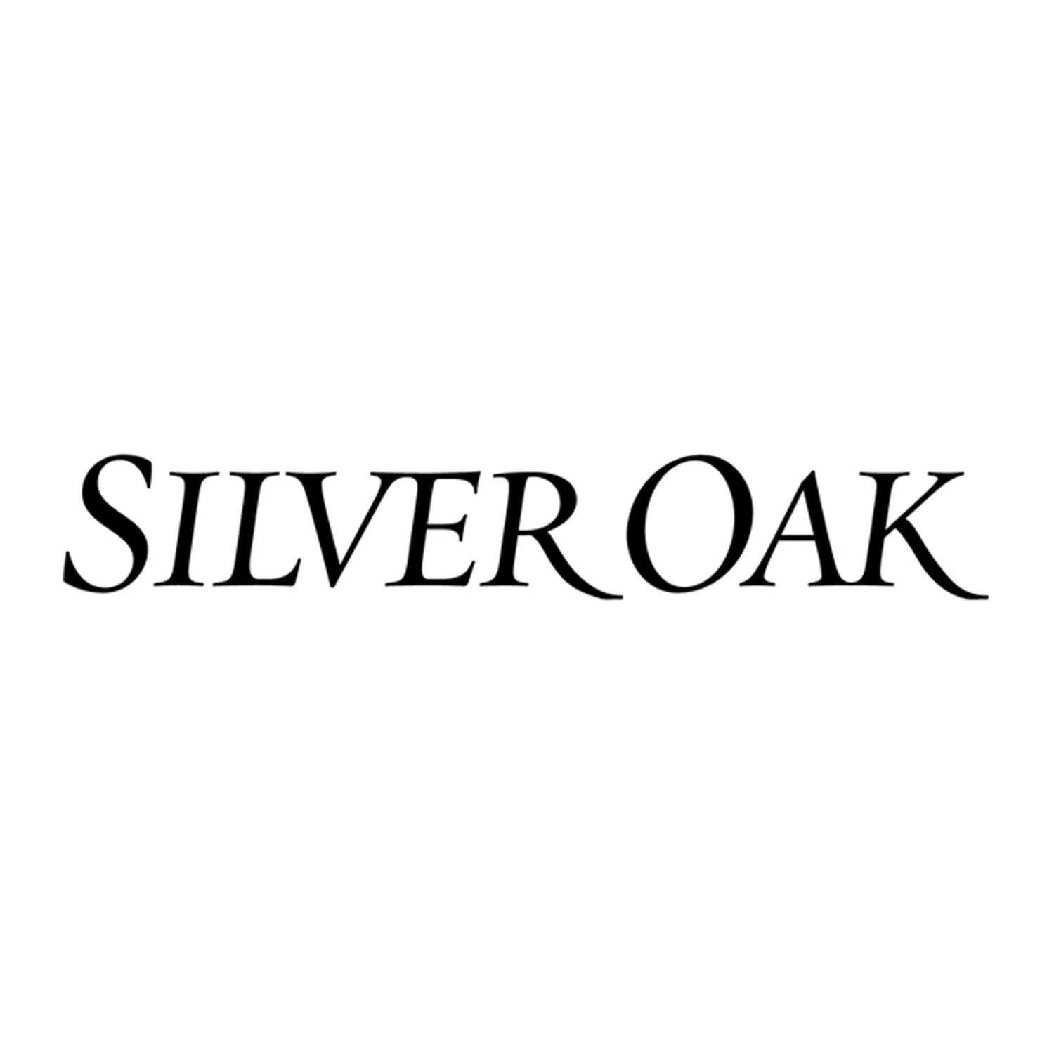 Silver Oak written in black serif font on a white background