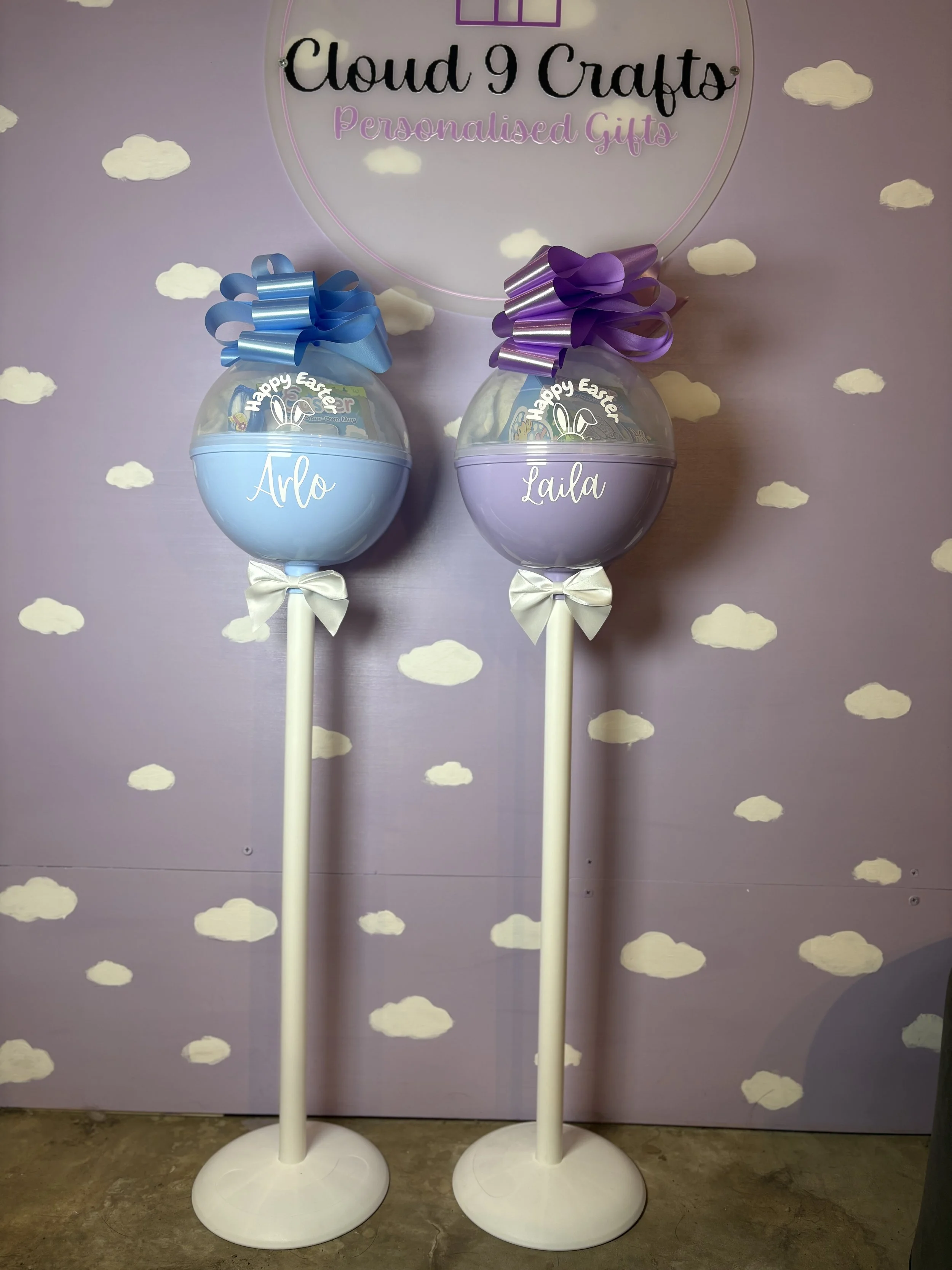 Personalised Easter Giant Lollipop Hamper