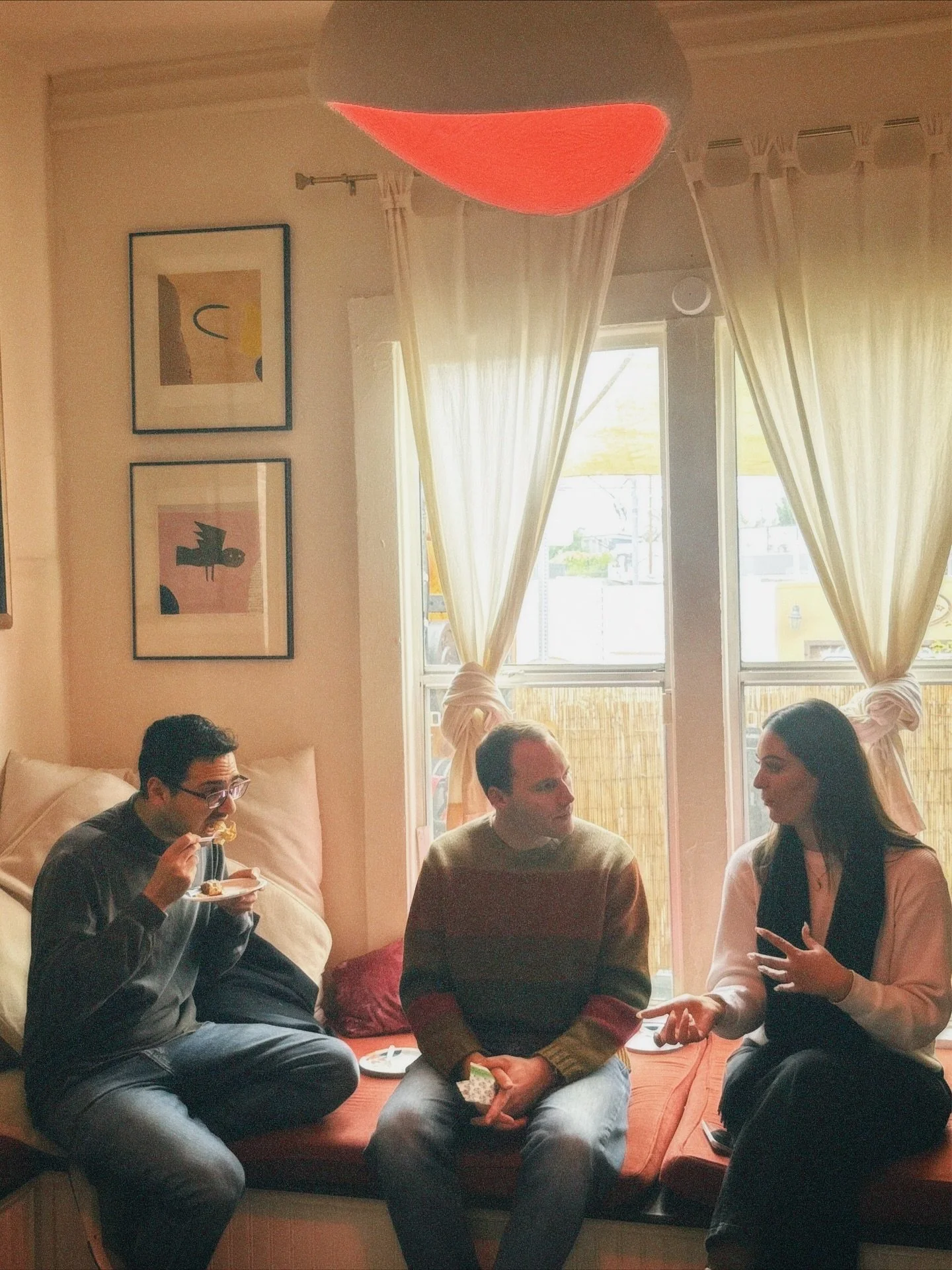 Easing into Sunday with @commgrdn and our monthly coffee club. ☕️❤️