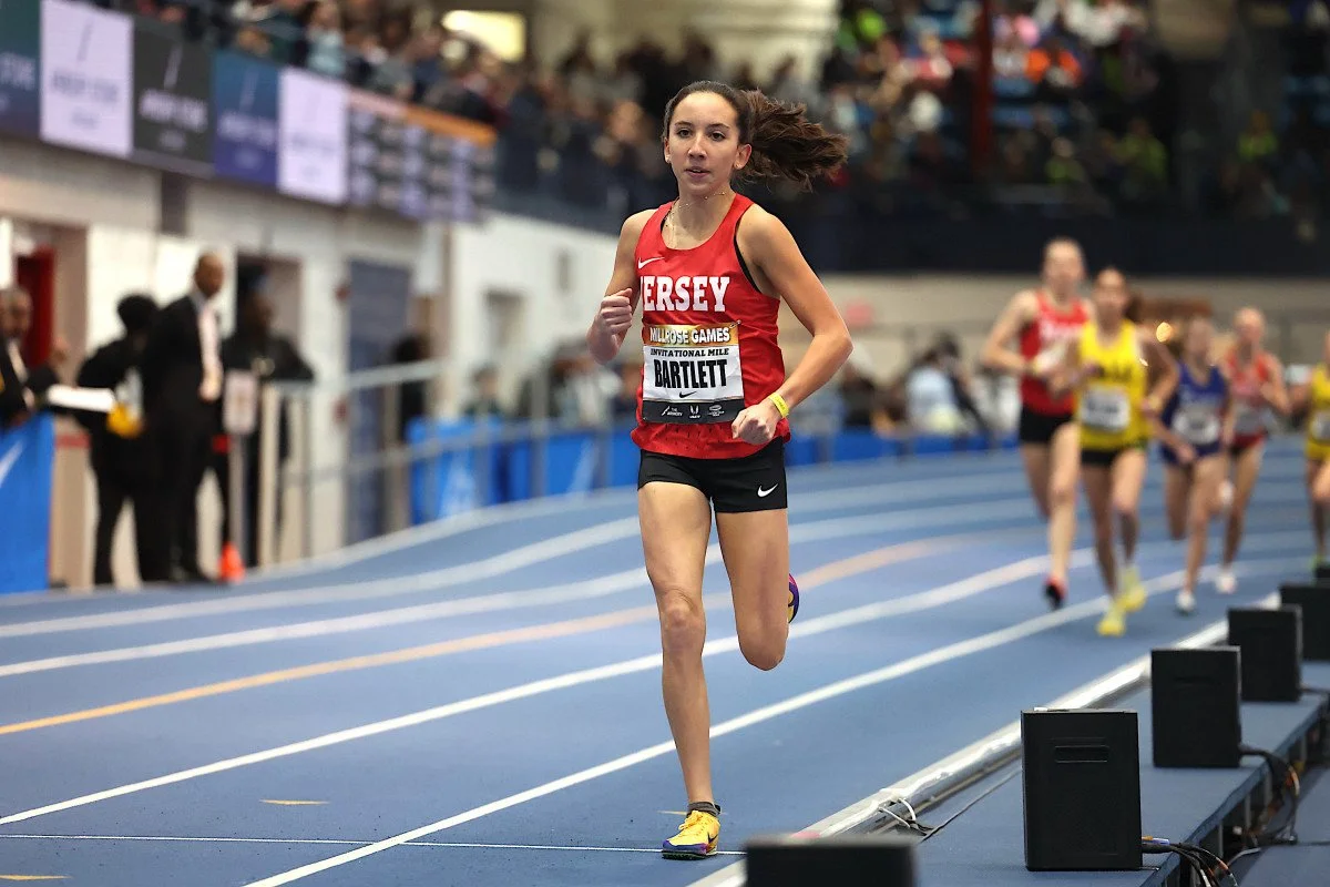 Bartlett rewrites New Jersey recordbooks in first two winter races