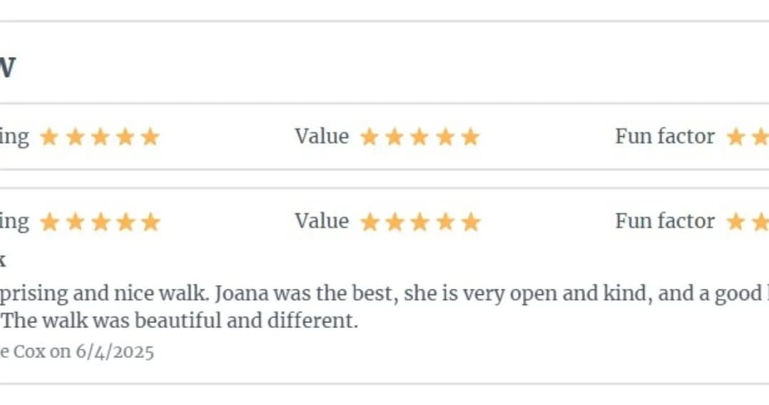🌈 It's always exciting to receive a 5 🌟 review and words that make us feel like we're on the right track! Thank you very much to these 4 super kind people with whom I had the opportunity to stroll between the Pomares de Sequeiro and Quinta das Plan