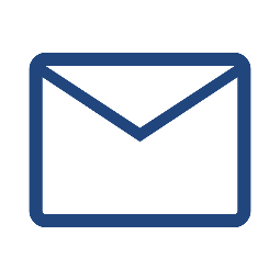 Outline illustration of an envelope, representing email or mailing.