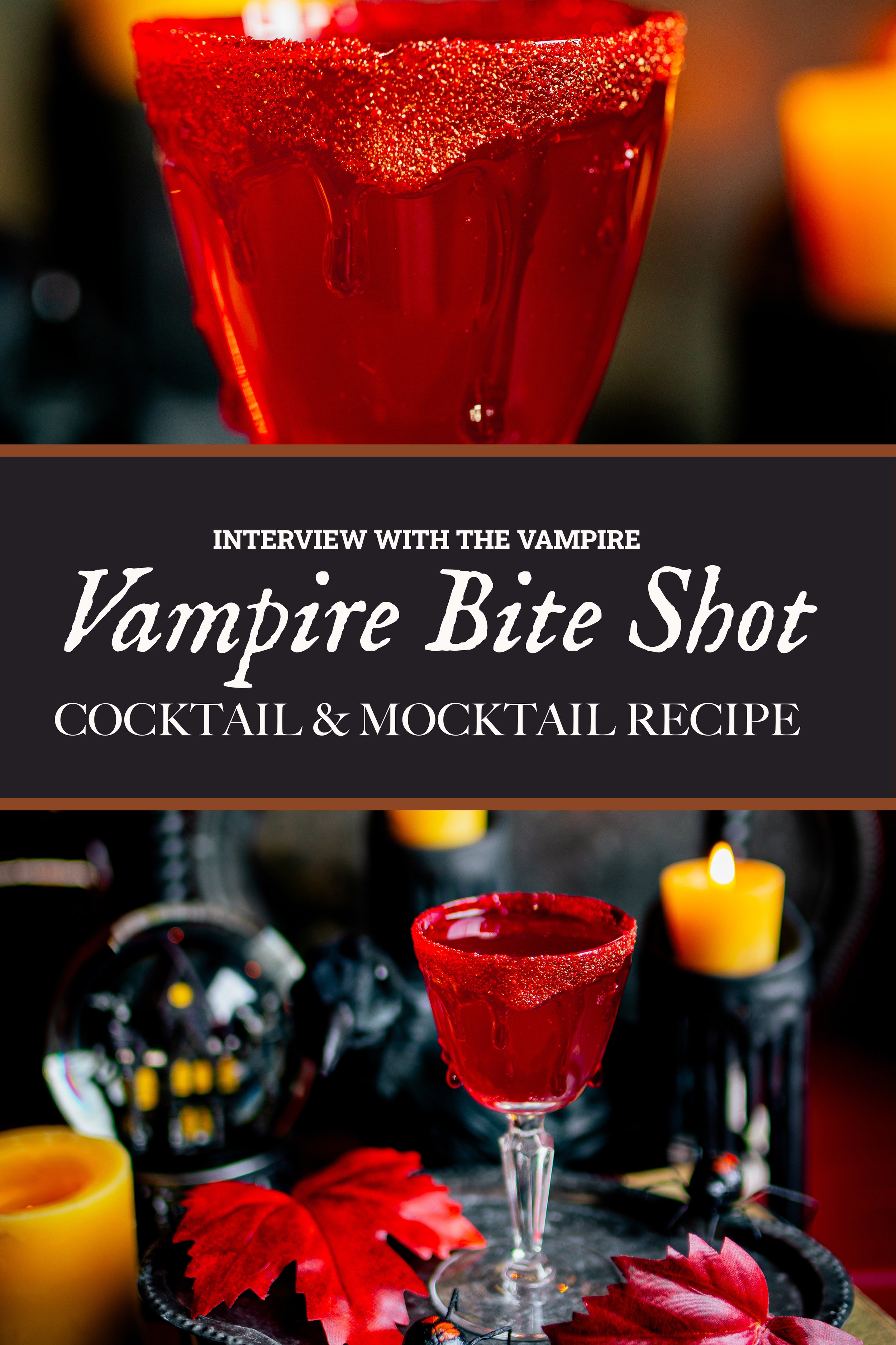 Vampire Bite Shot (+ Mocktail): Interview with The Vampire Inspired Drink