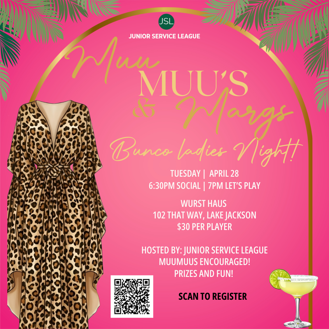 Muu-Muus and Margs Bunco Night