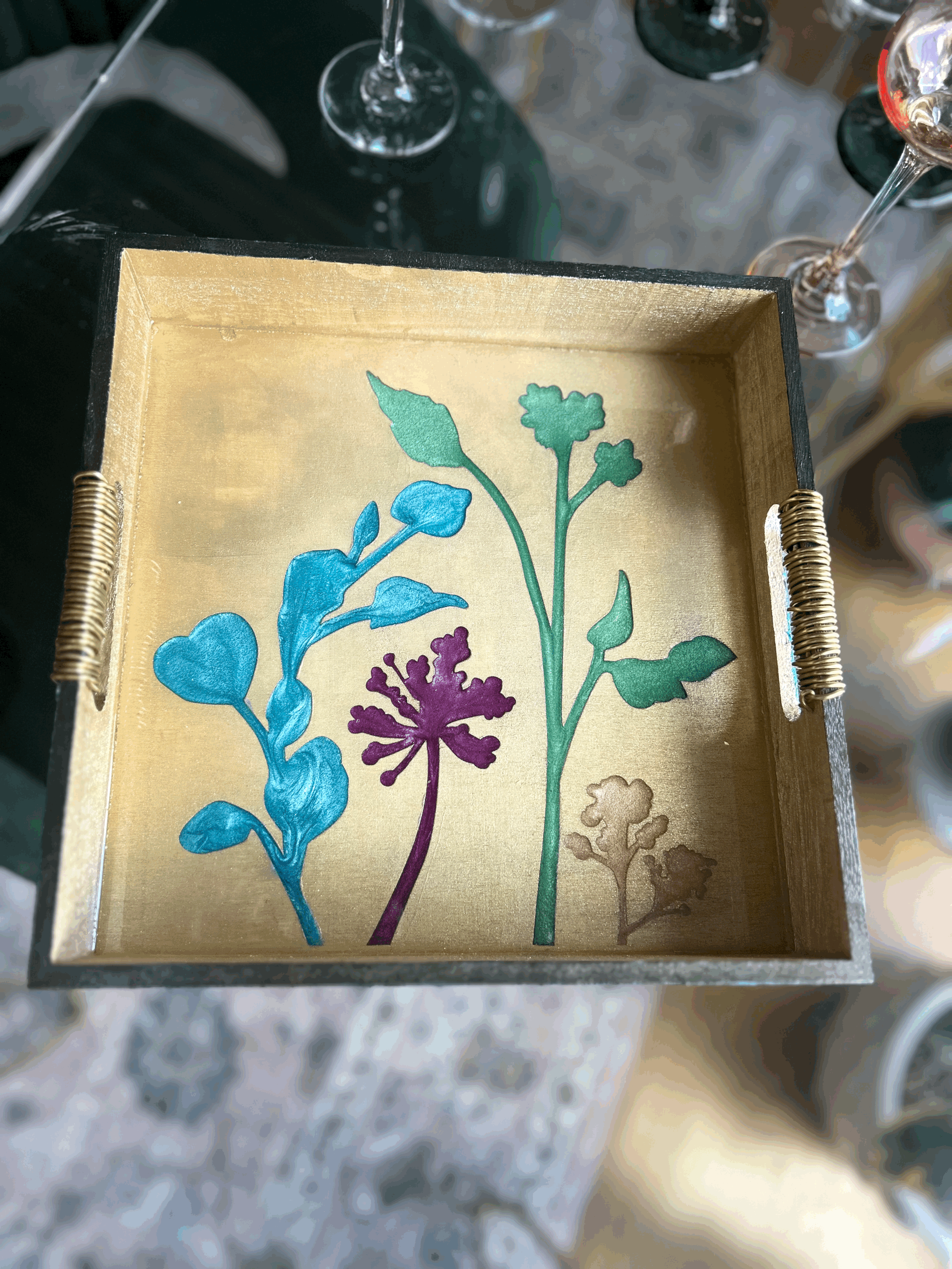 "Impressed 1" serving tray