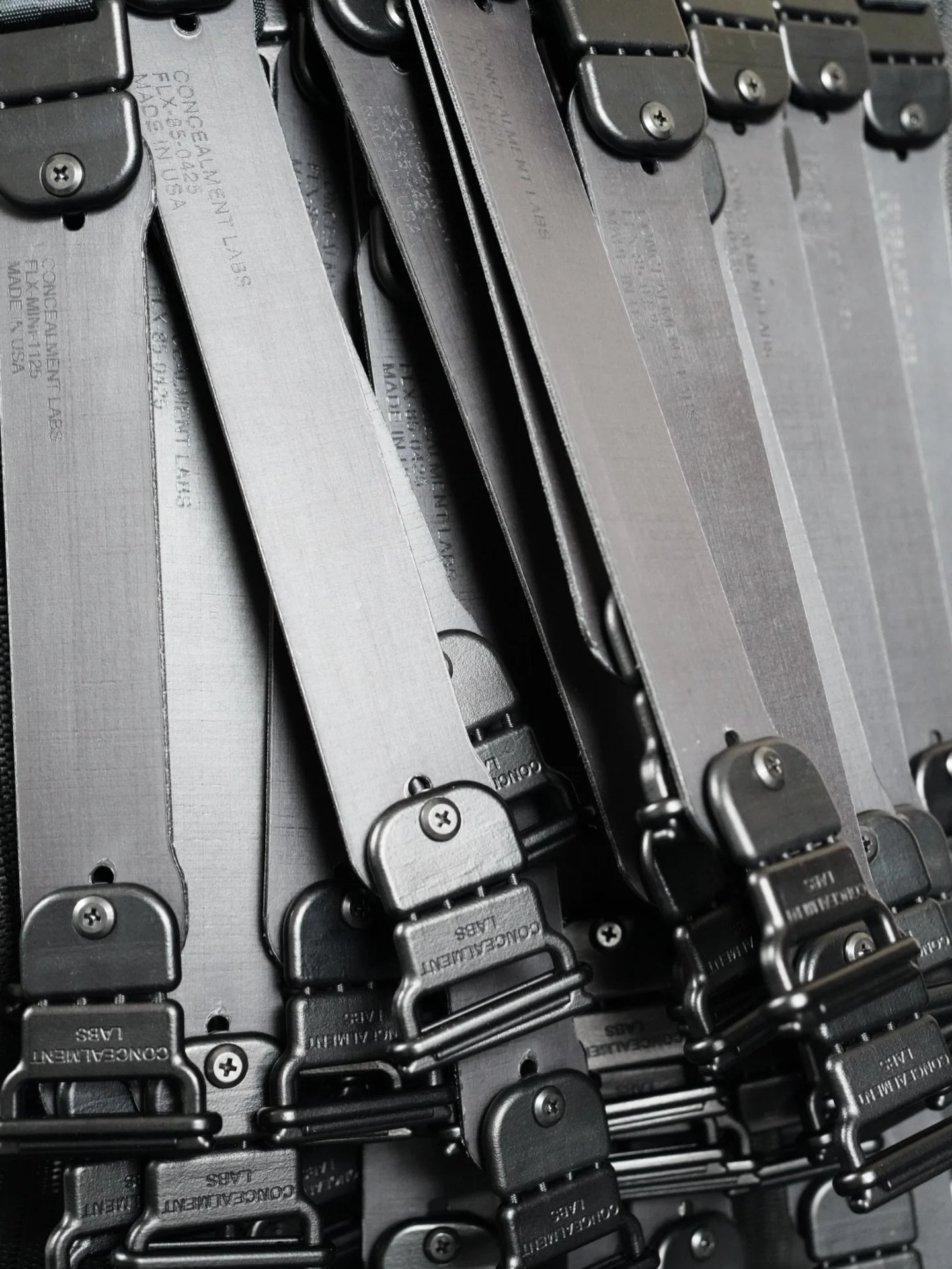 Nothing like it. 

Our Patent Pending design gives you:

-Dual Intergraded Flex
-Quiet discreet one handed adjustment
- Adjustable 3-D Fit 
-Lightest ever
-Thinnest ever
-Dual Low Pro Bar-tacks eliminating hots spots from bulky buckles and tri-glides