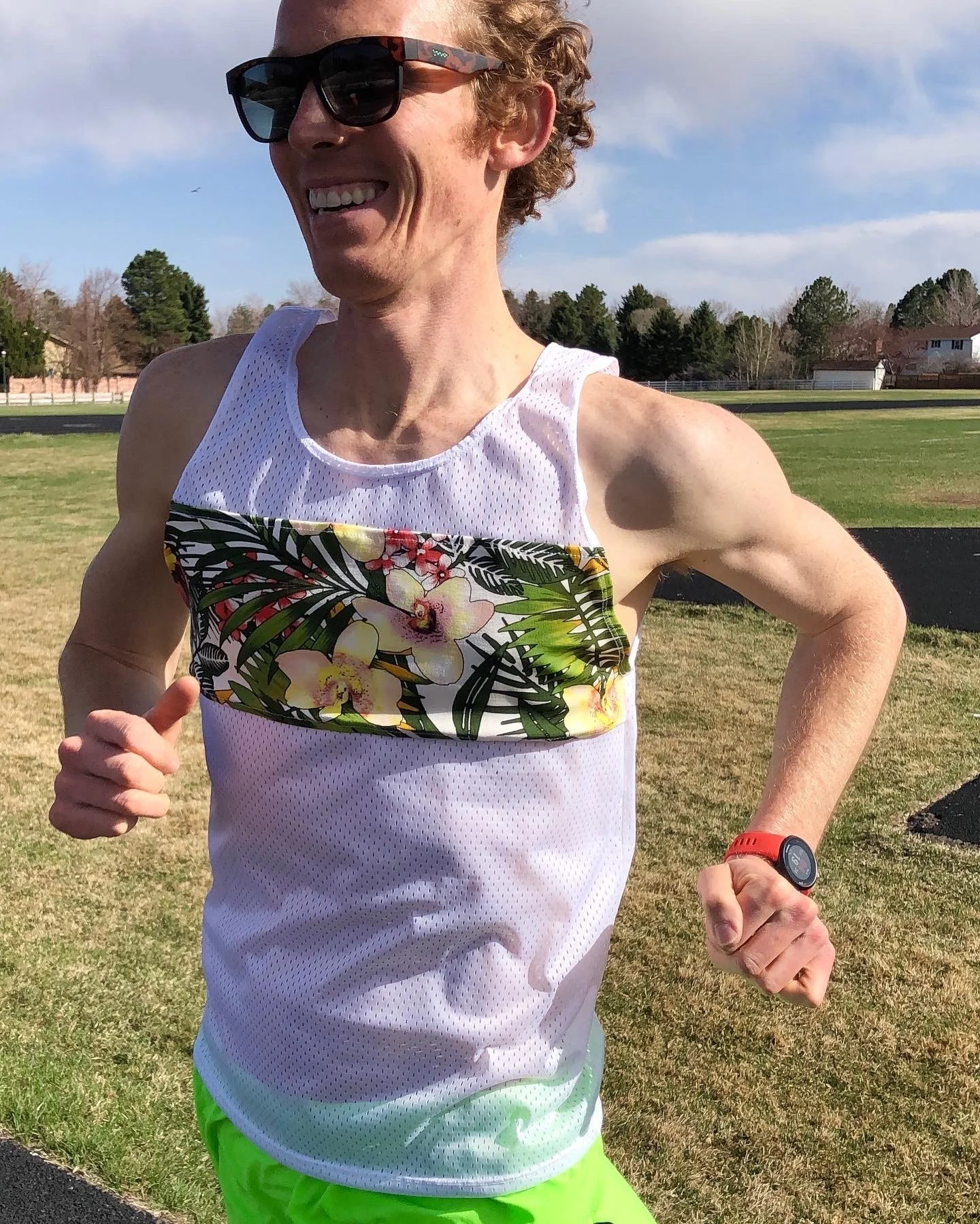 Singlet Aloha White Charles.JPG