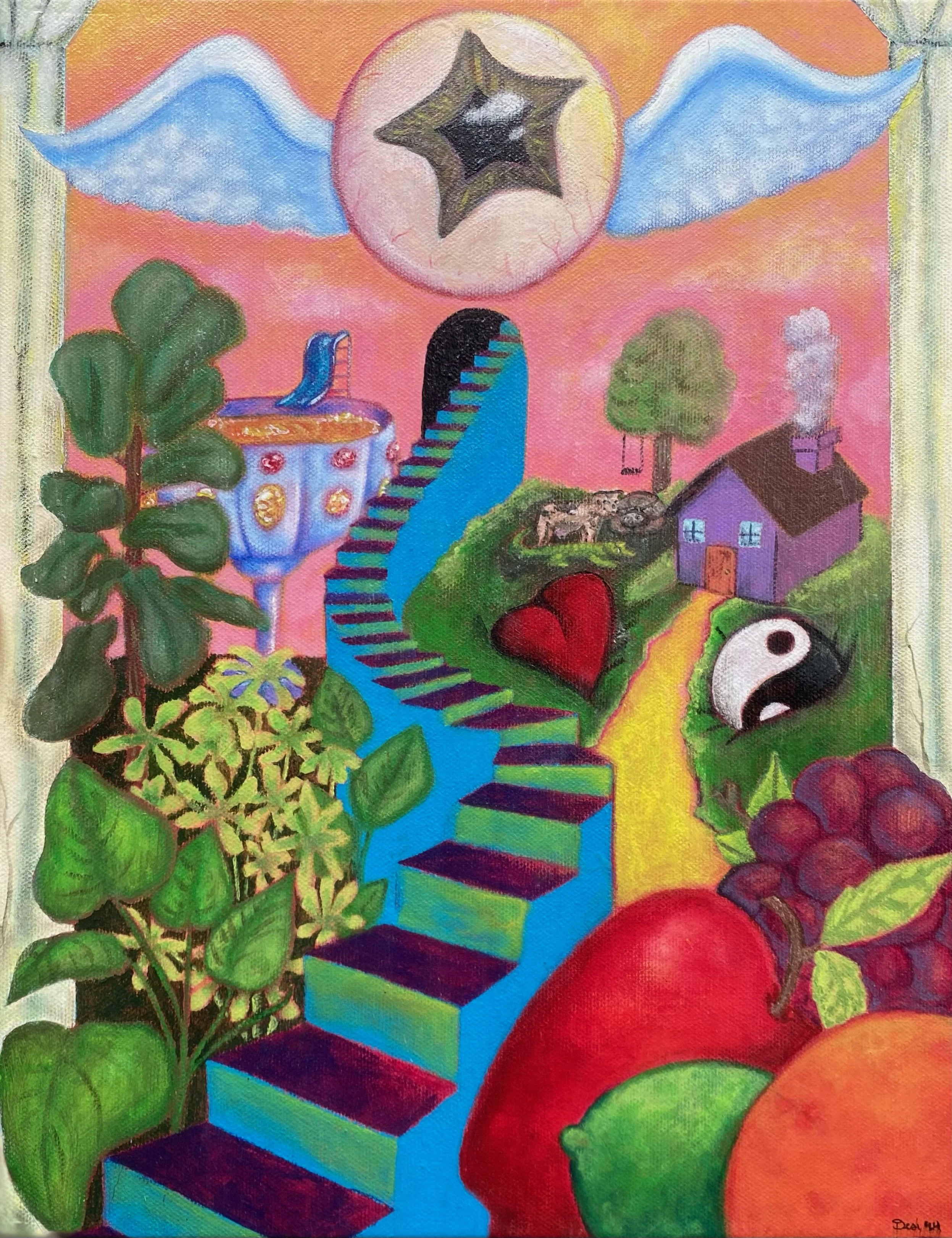 Living in Abundance (Original painting by Desi Abbitt)