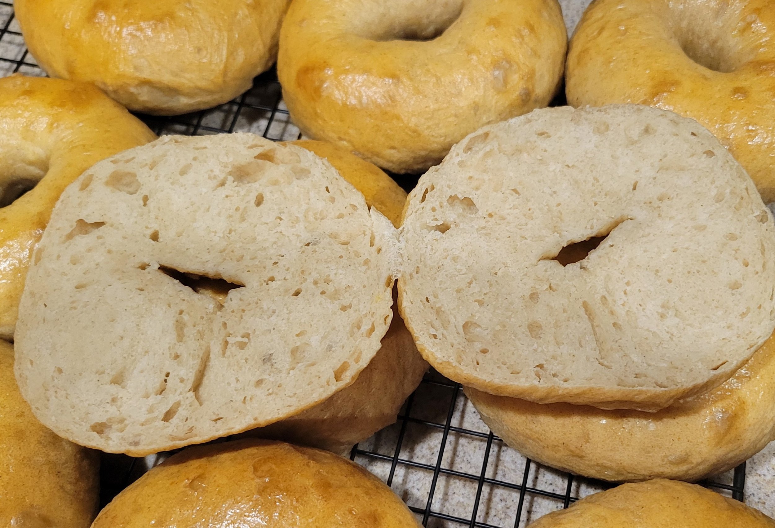 4pk Plain Bagels