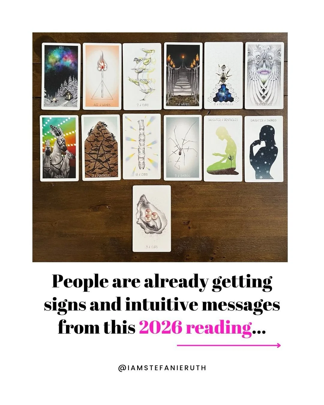 This reading is for those who want to move through the year aware, prepared, and supported, instead of reacting and overthinking so you have the option to:

⚡️Make better decisions

⚡️Stop wobbling during temporary challenges

⚡️Use each month for wh