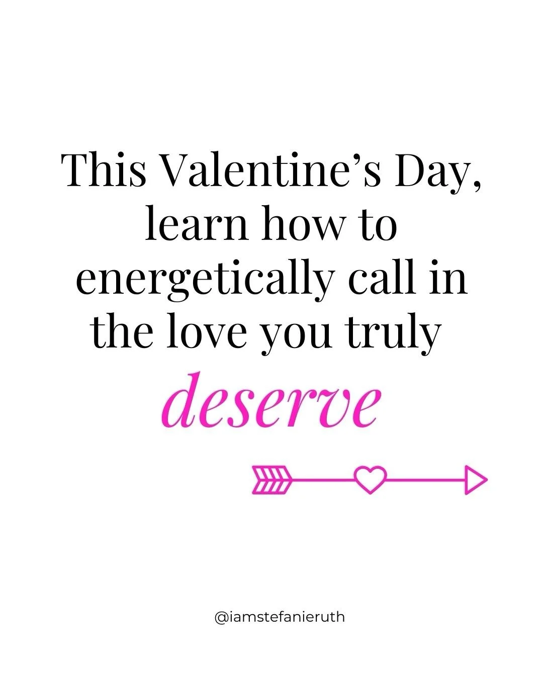 Save this for later so you can always call in the love you deserve! 

DM me CIRCLE for the link to join the membership- the live energy healing session is taking place on Monday 2/16 12pm EST!

For more intensive support, book a 1:1 session and let&r