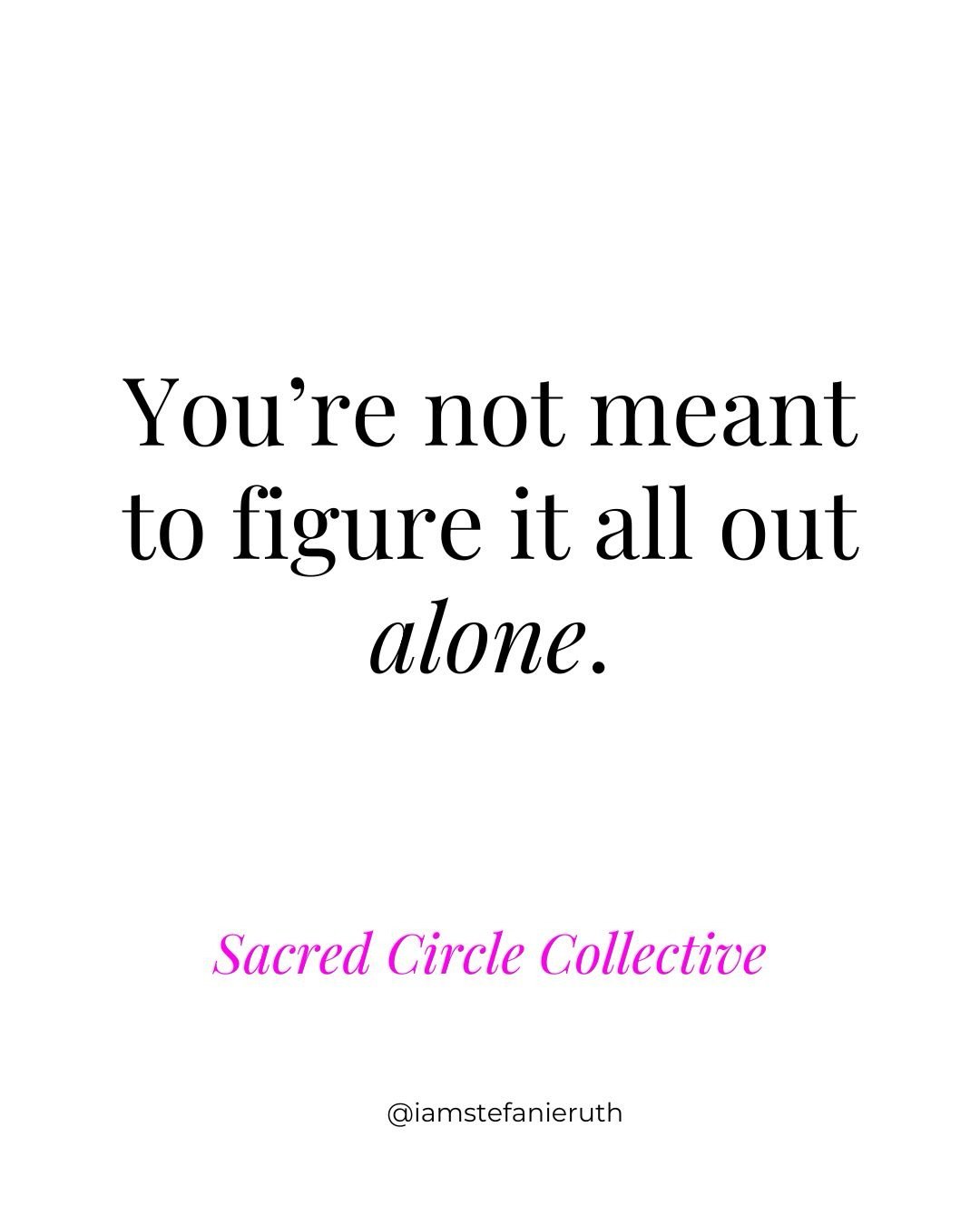 You don&rsquo;t have to do it alone, we can do it together.

If there is one thing, I absolutely love about my business, it is the beautiful, kind, intuitive, powerful women that enter my space.

I have had a membership for a year now, but as I grow,